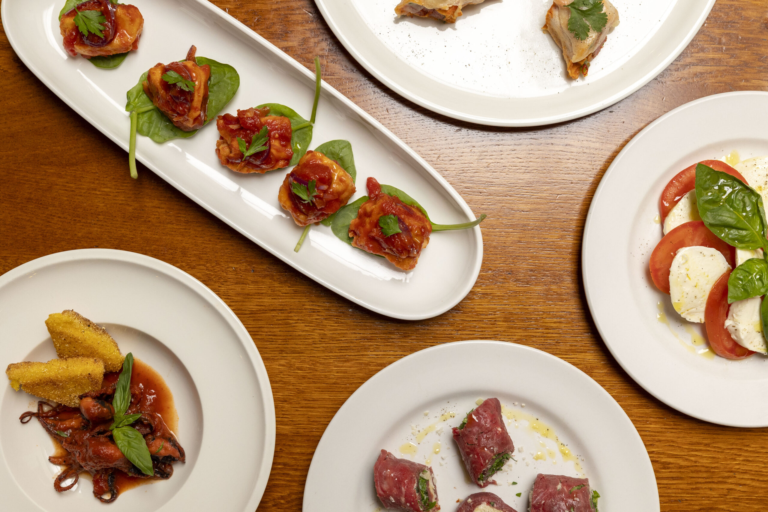 verschillende voorgerechten